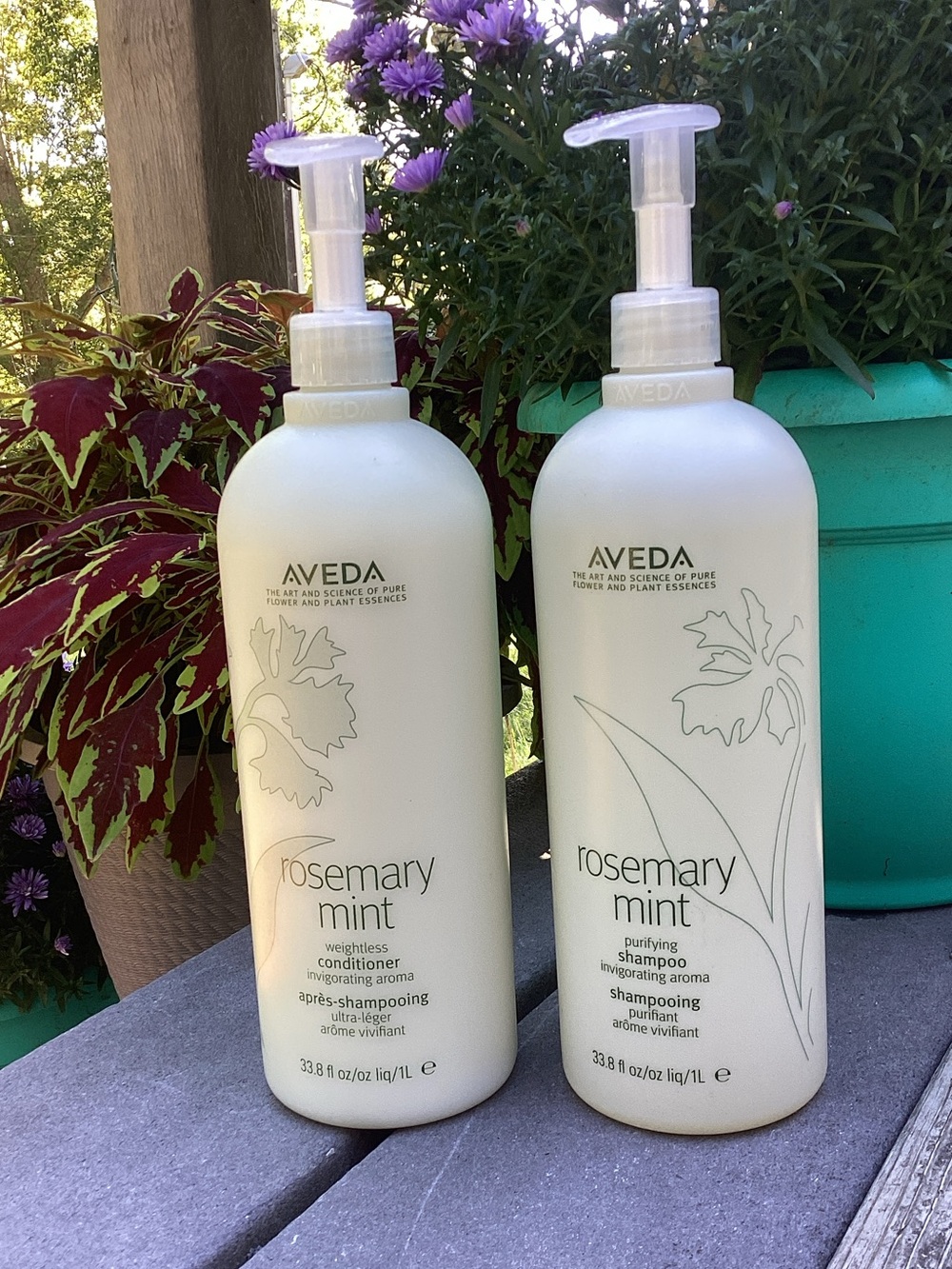 AVEDA Rosemary Mint Shampoo and Conditioner Set Large 33.8 fl oz